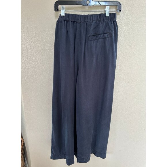 SOLD YFB Womens Black Wide Leg Pants Large button zipper dress pants pockets - Picture 5 of 9
